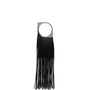 Paco Rabanne fringed leather bracelet bag